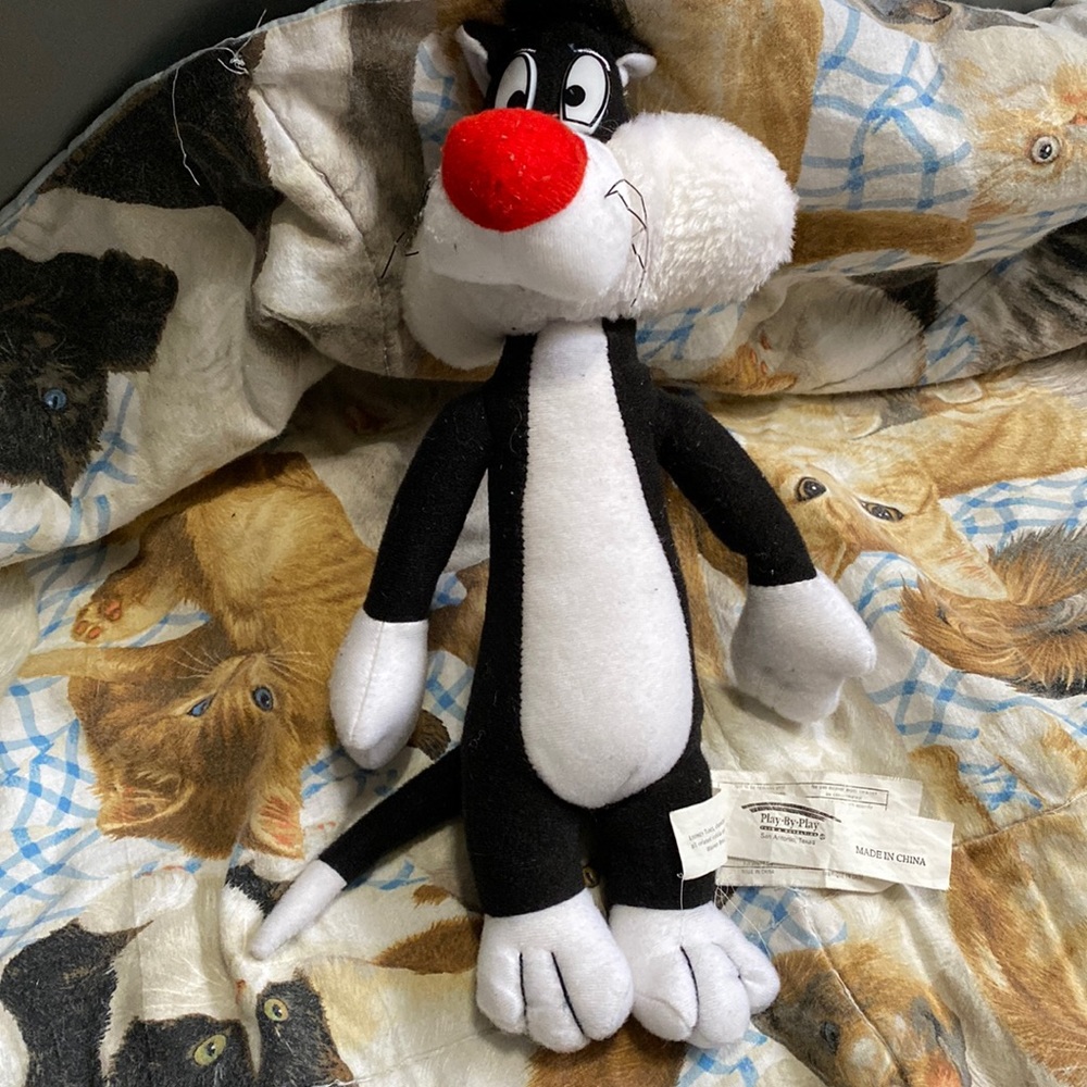 Vintage Looney Tunes Sylvester plushie